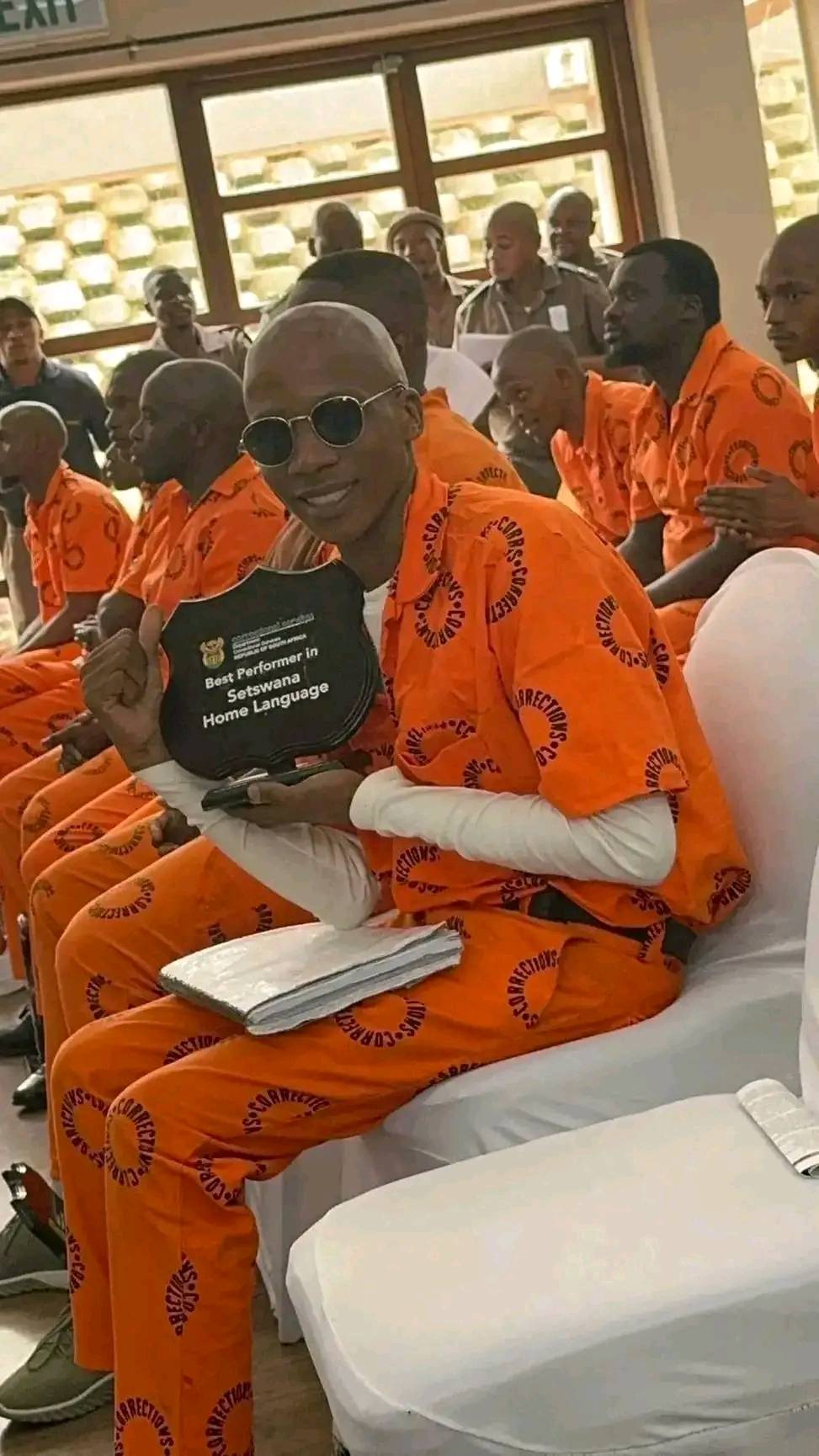 South African Prison learners congratulated after obtaining 96% pass rate as mat…